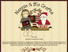 Tablet Screenshot of nannieandbcrafts.com